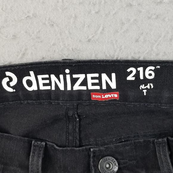 Denizen from Levis Jeans Mens 32x30 Black 216 Skinny Stretch Denim 5-Pocket - Picture 14 of 14